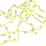 Mapa biciklističkih staza na Novom Beogradu