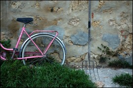 Roze bicikl